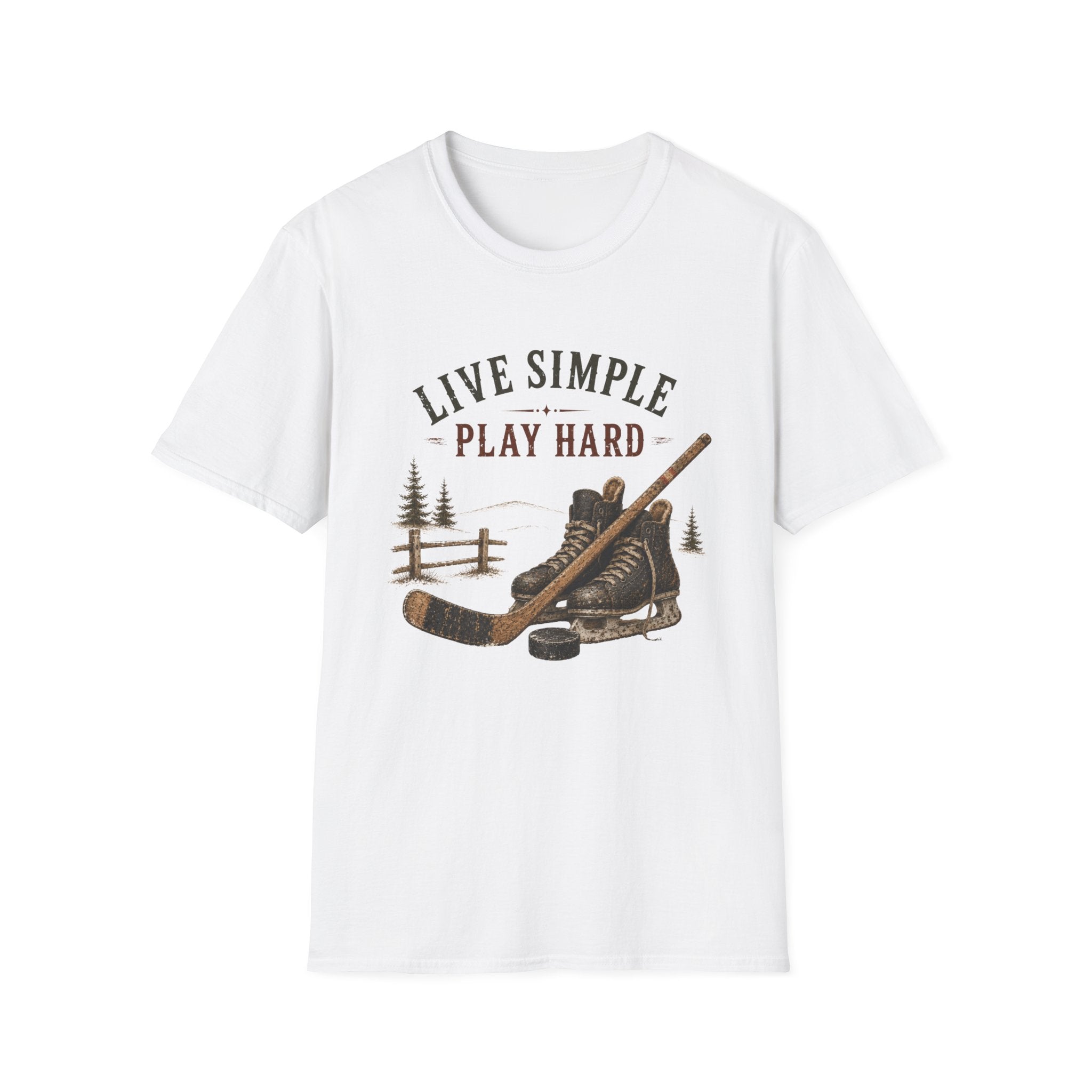 Live Simple Play Hard Hockey T-Shirt