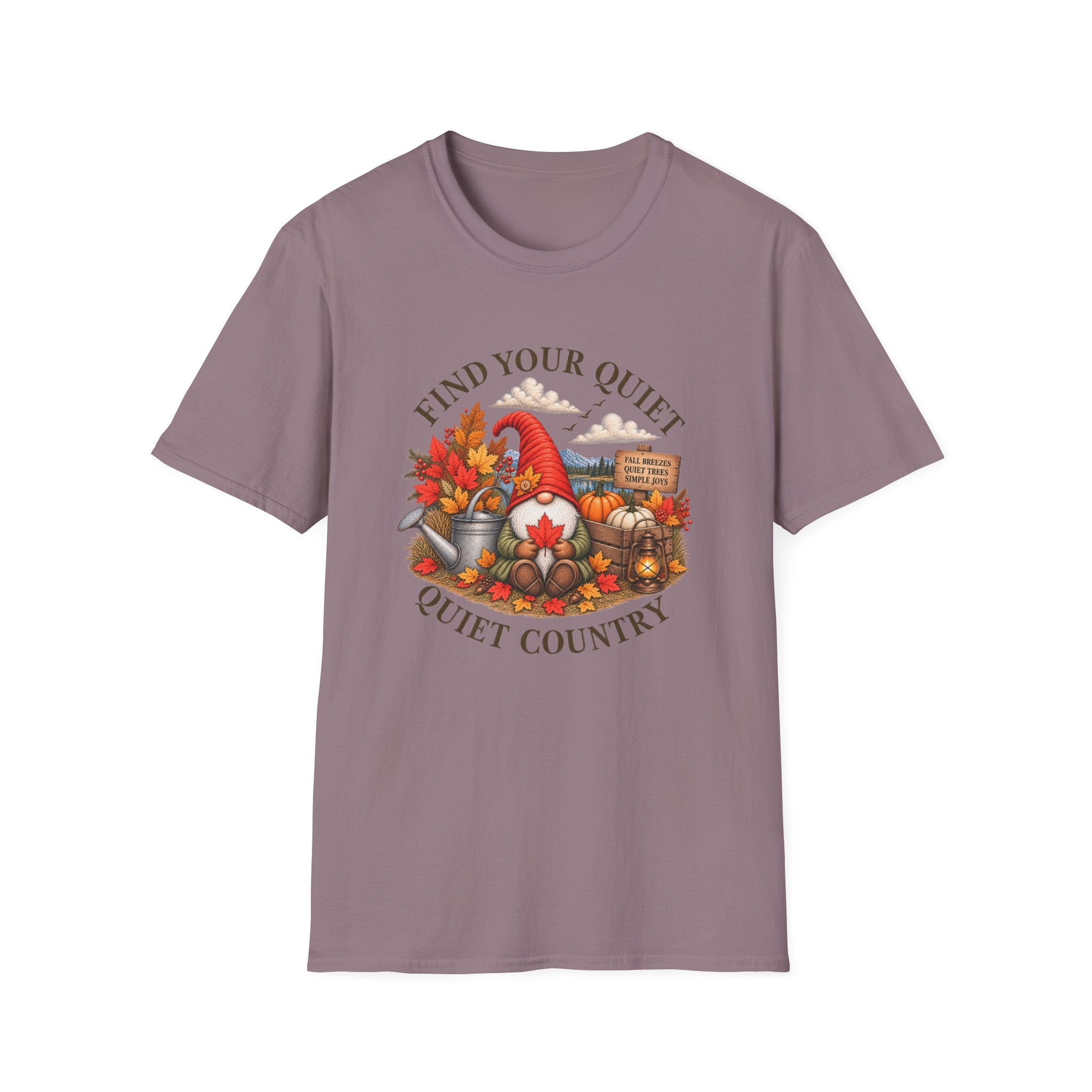 Find Your Quiet Autumn Gnome Tee