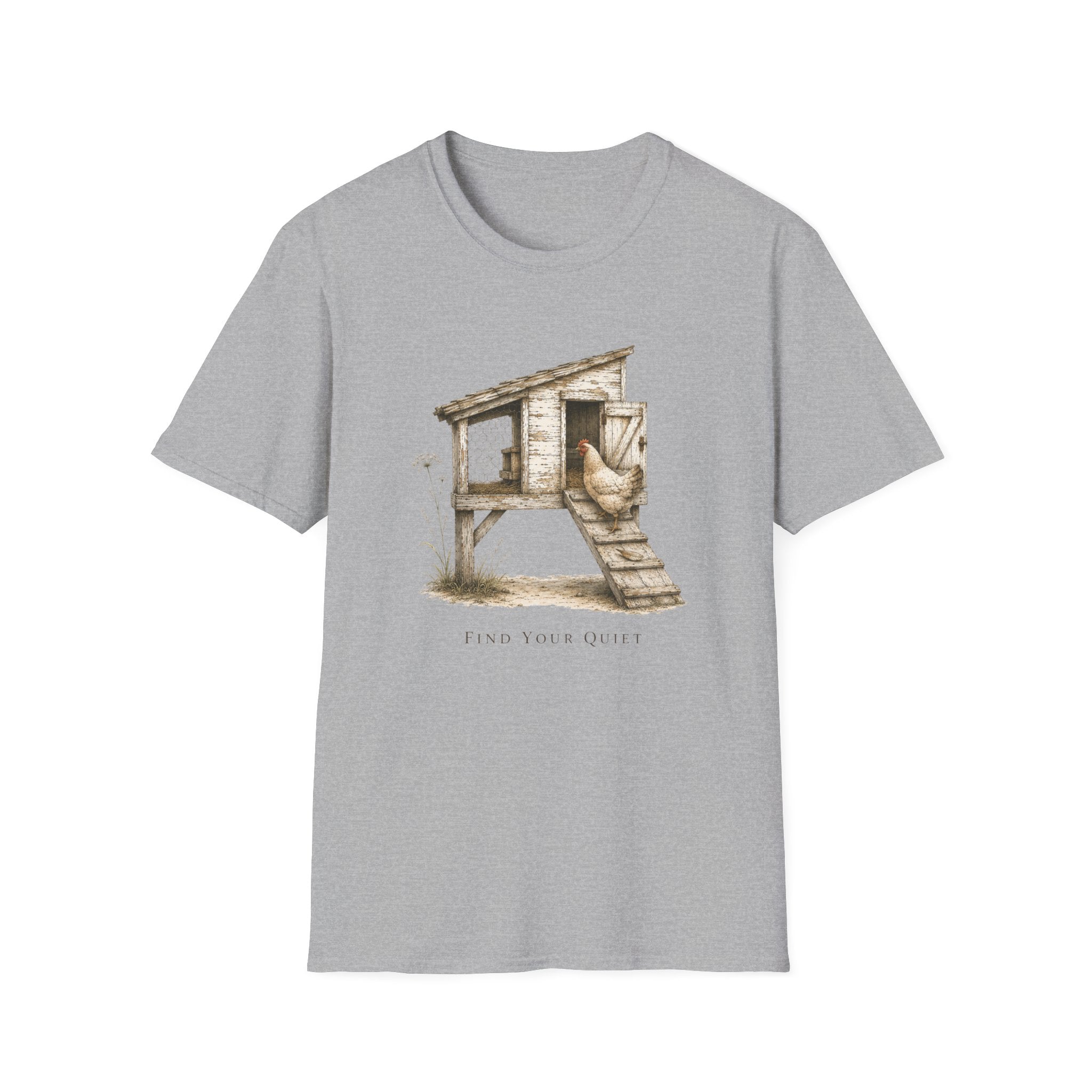 Chicken Coop T-Shirt — Rustic Farmhouse Hen Design