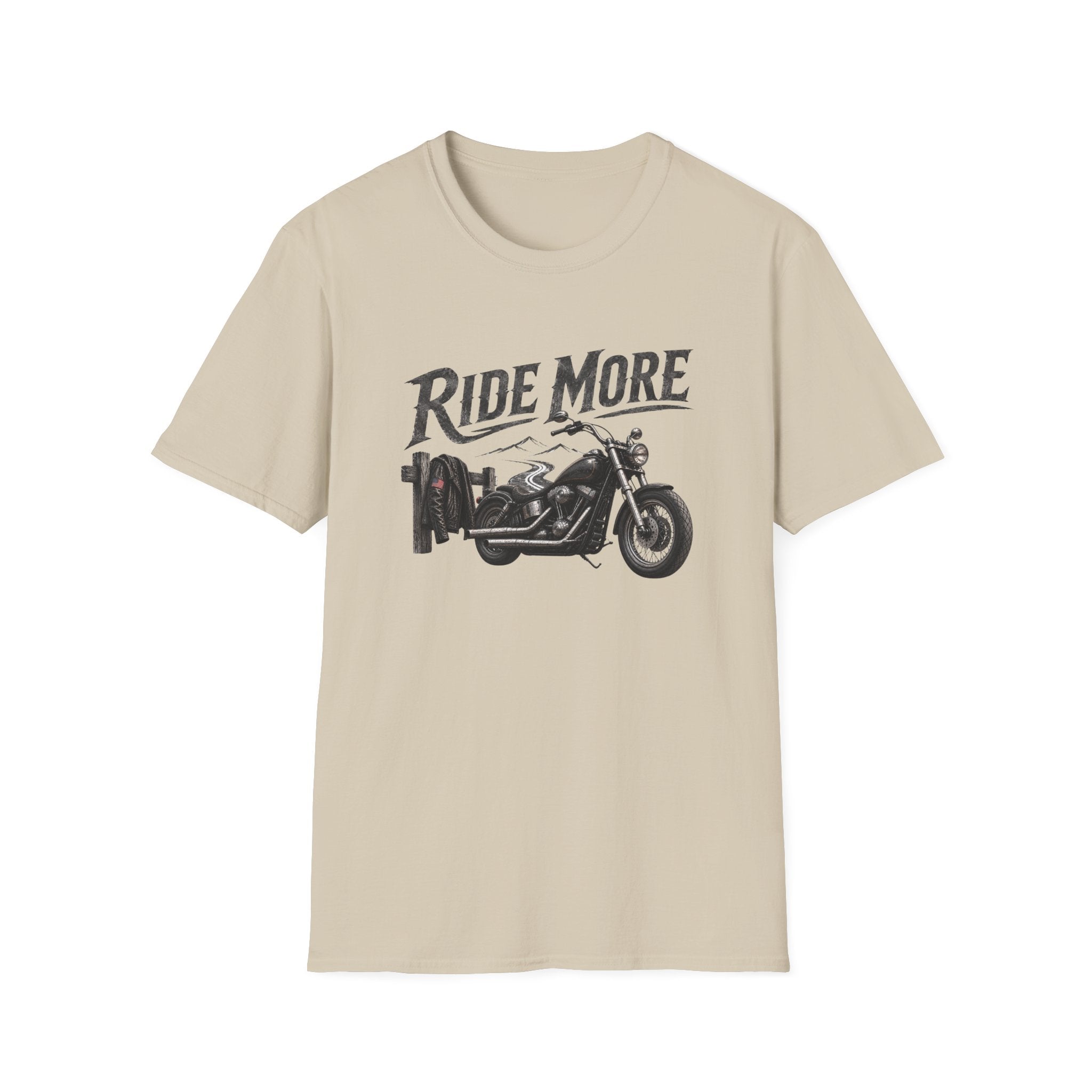 Ride More Motorcycle T-Shirt — Vintage Biker Graphic Tee