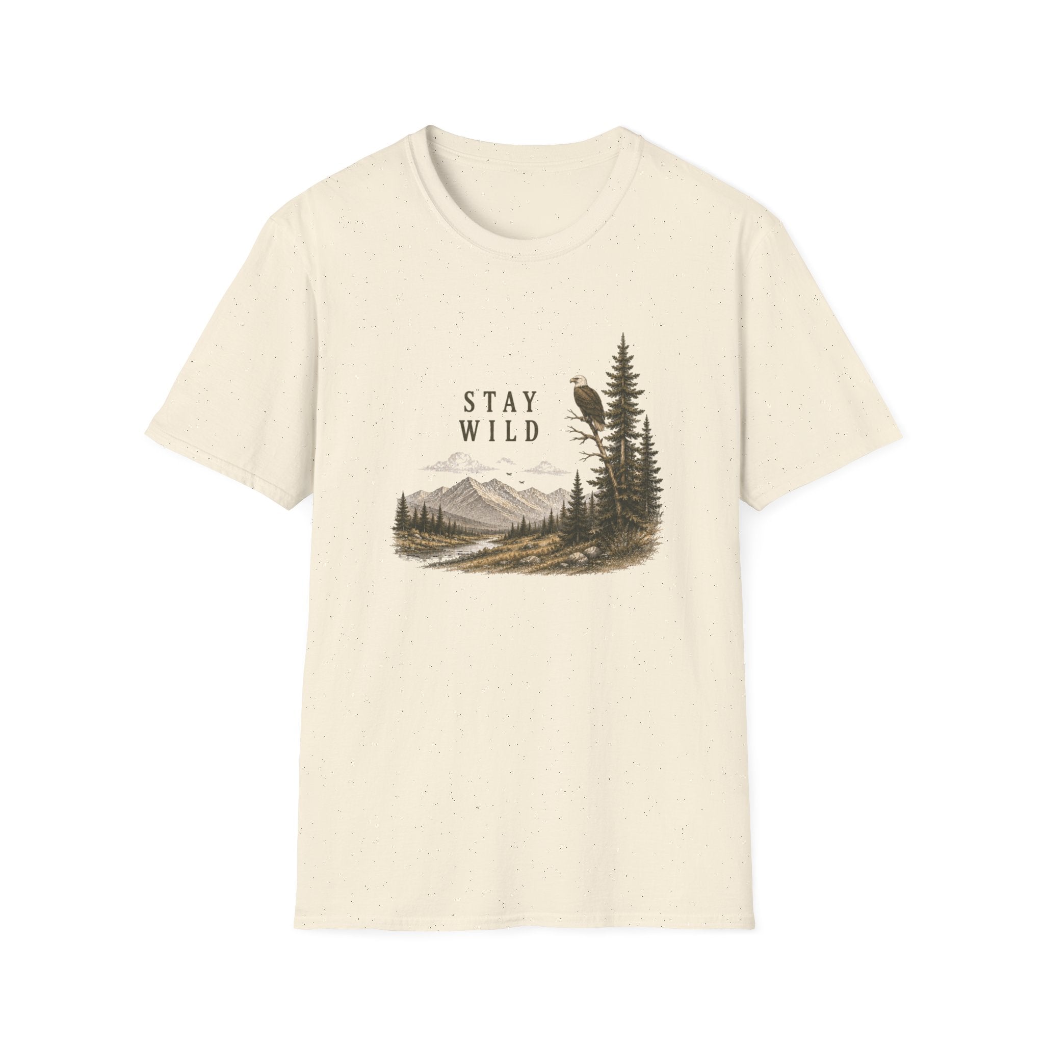 Stay Wild Nature T-Shirt — Eagle & Mountain Outdoor Graphic Tee
