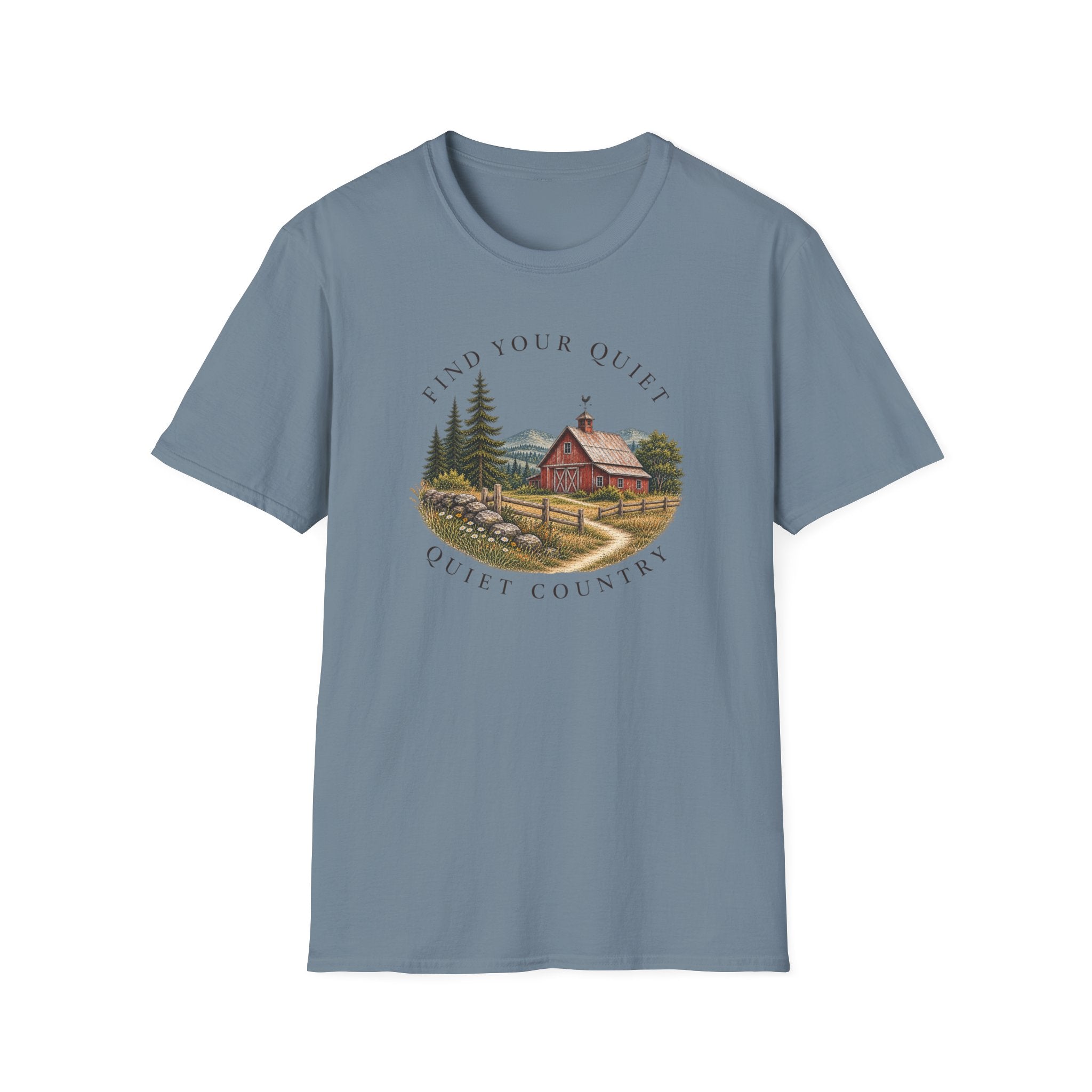 Find Your Quiet T-Shirt — Rustic Cabin Country Graphic Tee