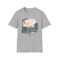 Sunset Porch T-Shirt — Relaxing Rocking Chair Lakeside Graphic Tee