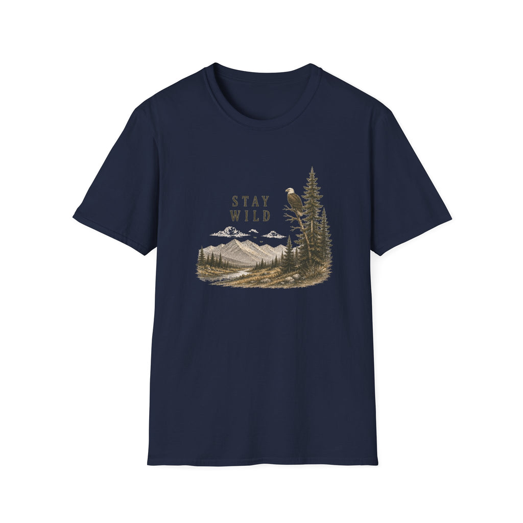 Stay Wild Nature T-Shirt — Eagle & Mountain Outdoor Graphic Tee
