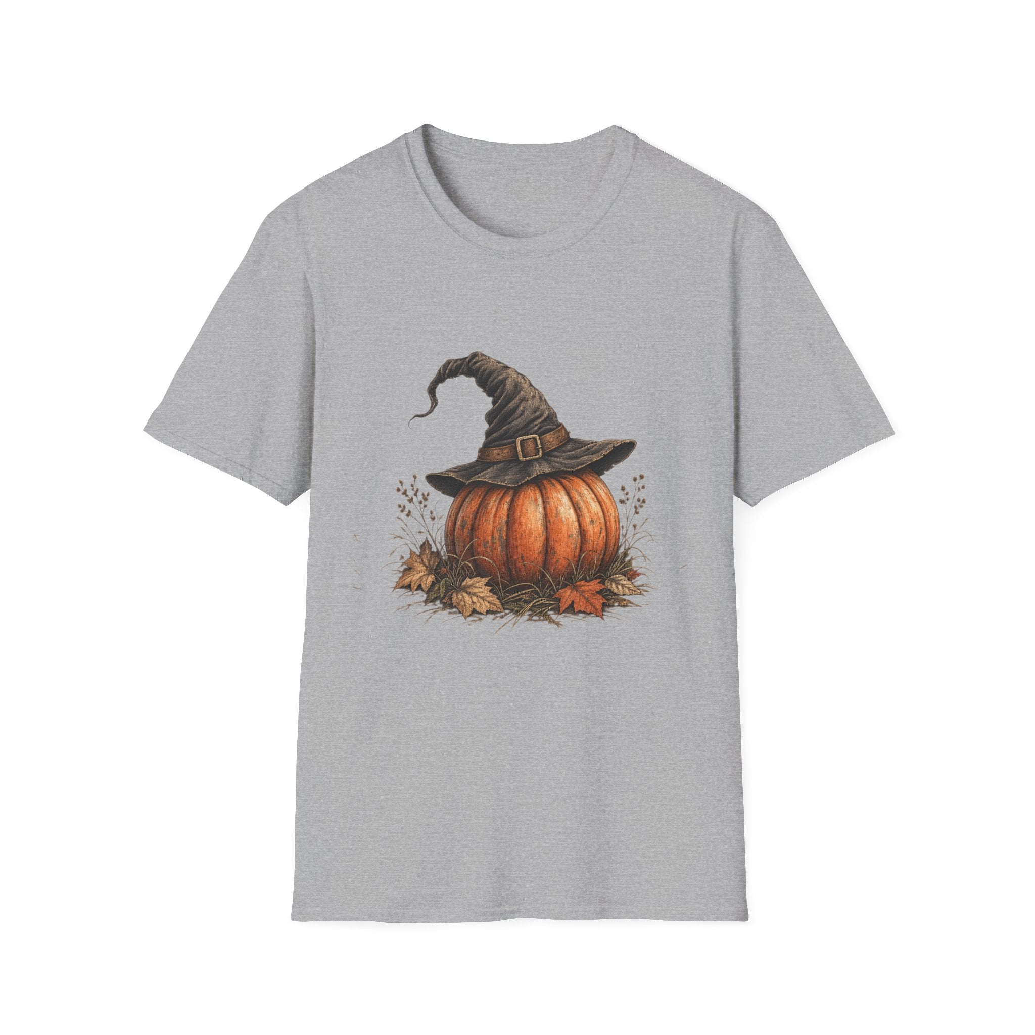 Pumpkin Witch Hat T-Shirt — Cute Fall Halloween Tee