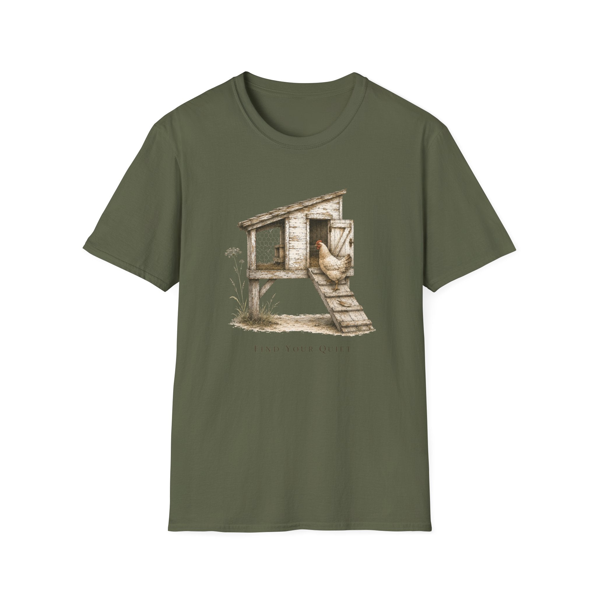 Chicken Coop T-Shirt — Rustic Farmhouse Hen Design