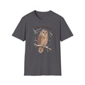 Into the Quiet Owl T-Shirt — Woodland Nature Graphic Tee