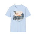 Front Porch Life T-Shirt — Rustic Rocking Chair Sunrise Graphic Tee