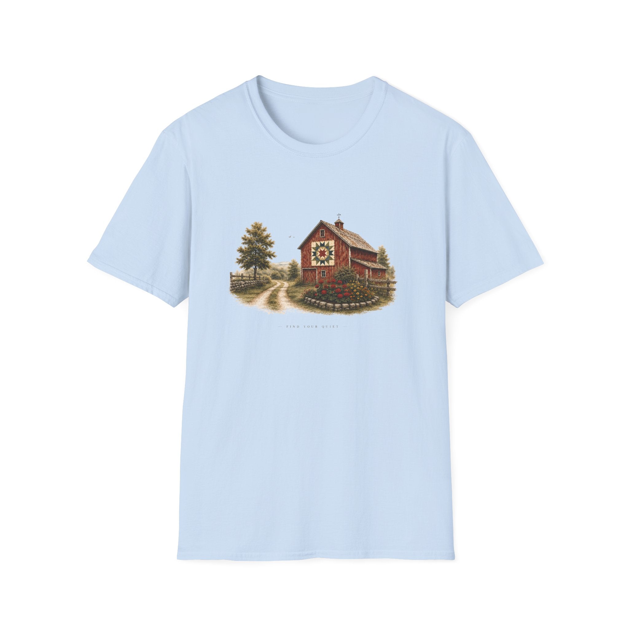 Barn Quilt T-Shirt — Rustic Country Farmhouse Tee
