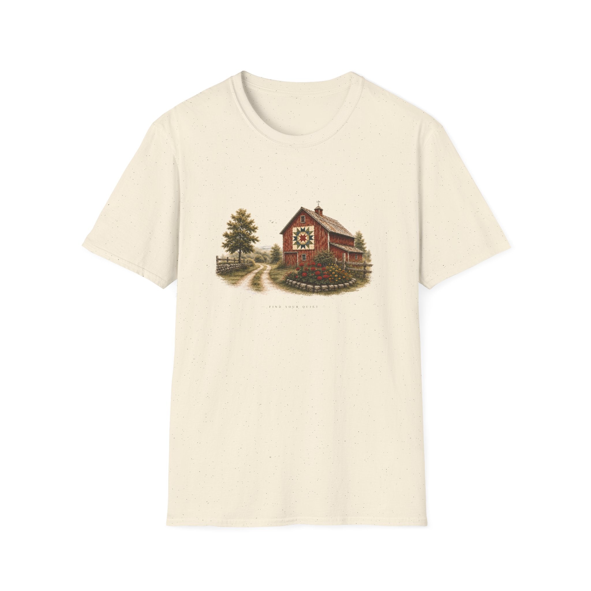 Barn Quilt T-Shirt — Rustic Country Farmhouse Tee
