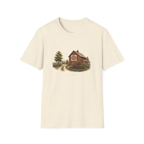 Barn Quilt T-Shirt — Rustic Country Farmhouse Tee