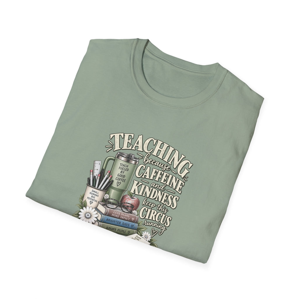 Teacher Caffeine & Kindness T-Shirt