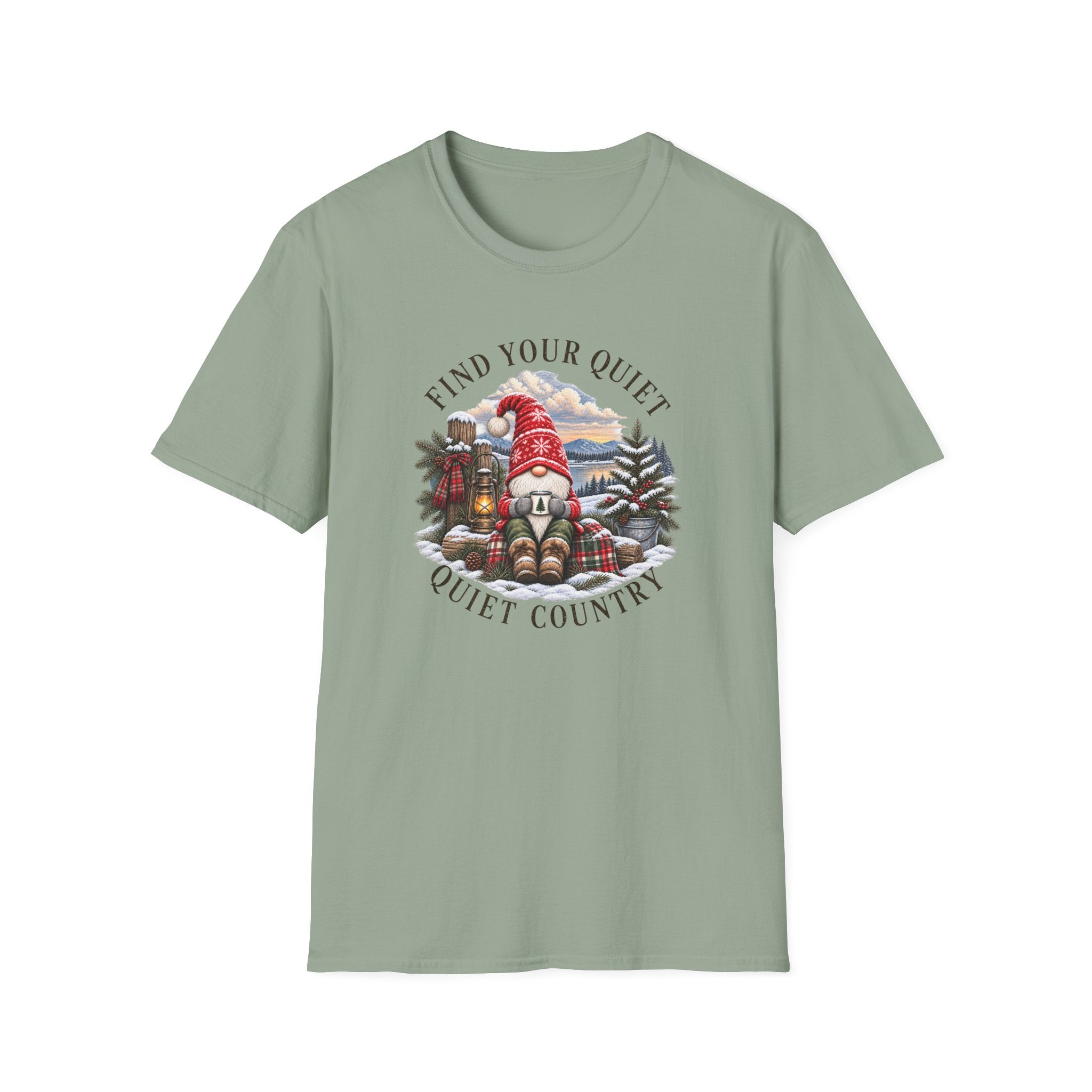 Find Your Quiet Gnome Tee — Cozy Cottagecore Gnome Shirt