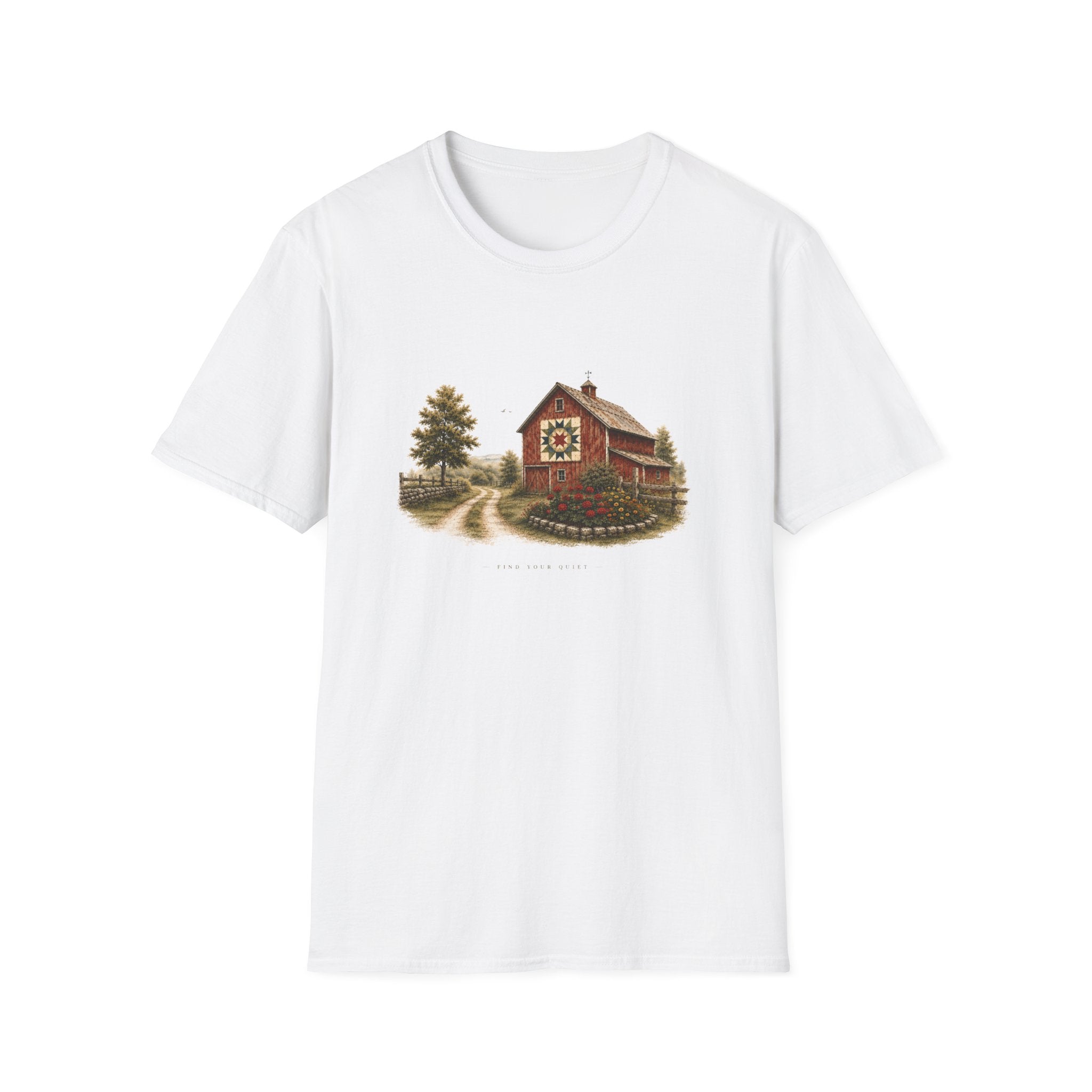 Barn Quilt T-Shirt — Rustic Country Farmhouse Tee