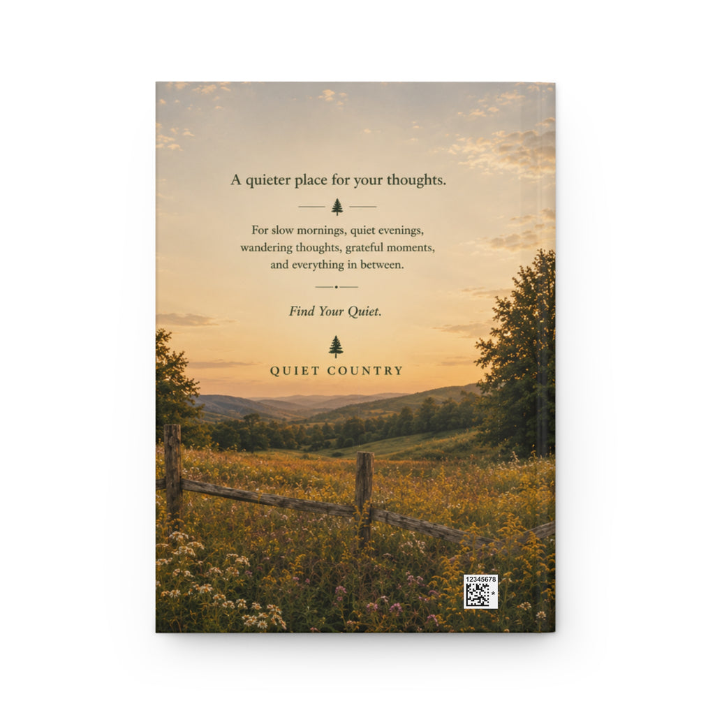 Find Your Quiet Hardcover Journal — Lined Reflection Notebook for Mindfulness & Gratitude