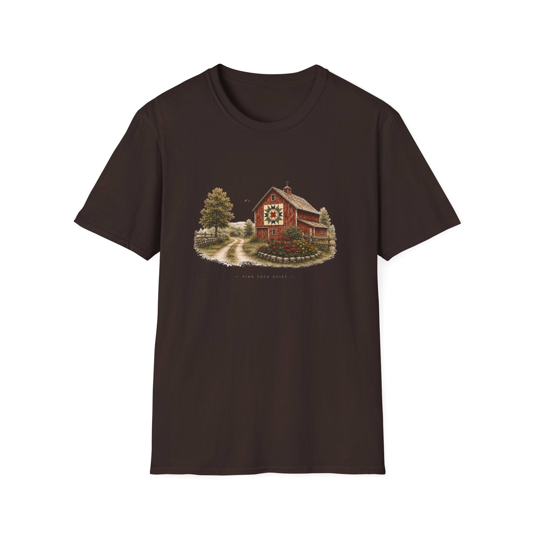 Barn Quilt T-Shirt — Rustic Country Farmhouse Tee