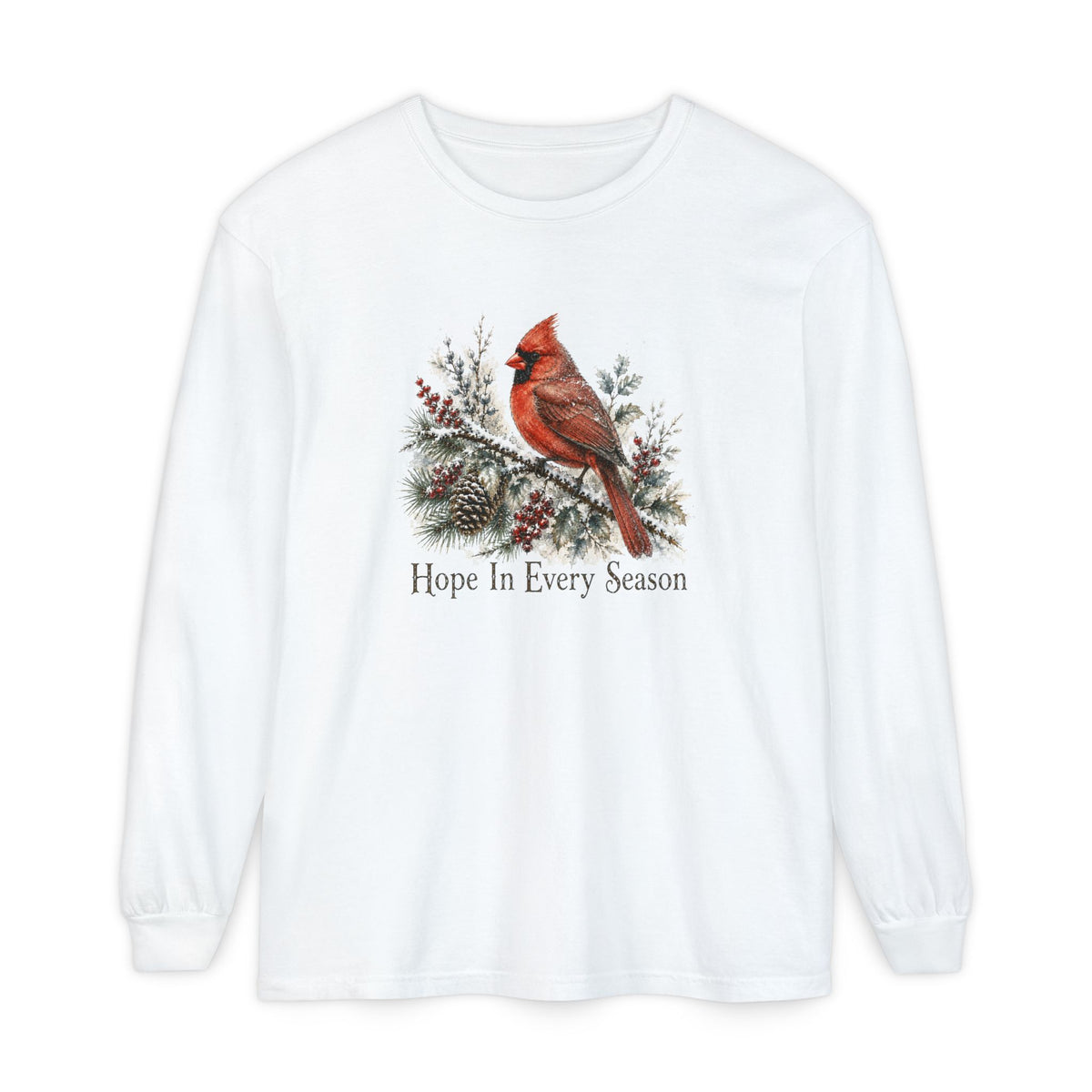 Cardinal 'Hope In Every Season' Long Sleeve Tee