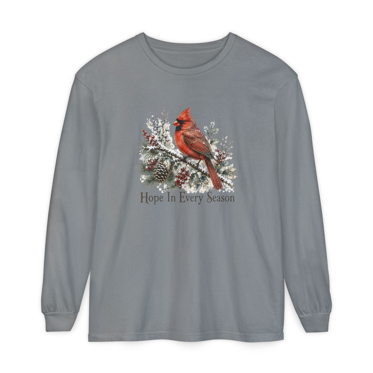 Cardinal 'Hope In Every Season' Long Sleeve Tee