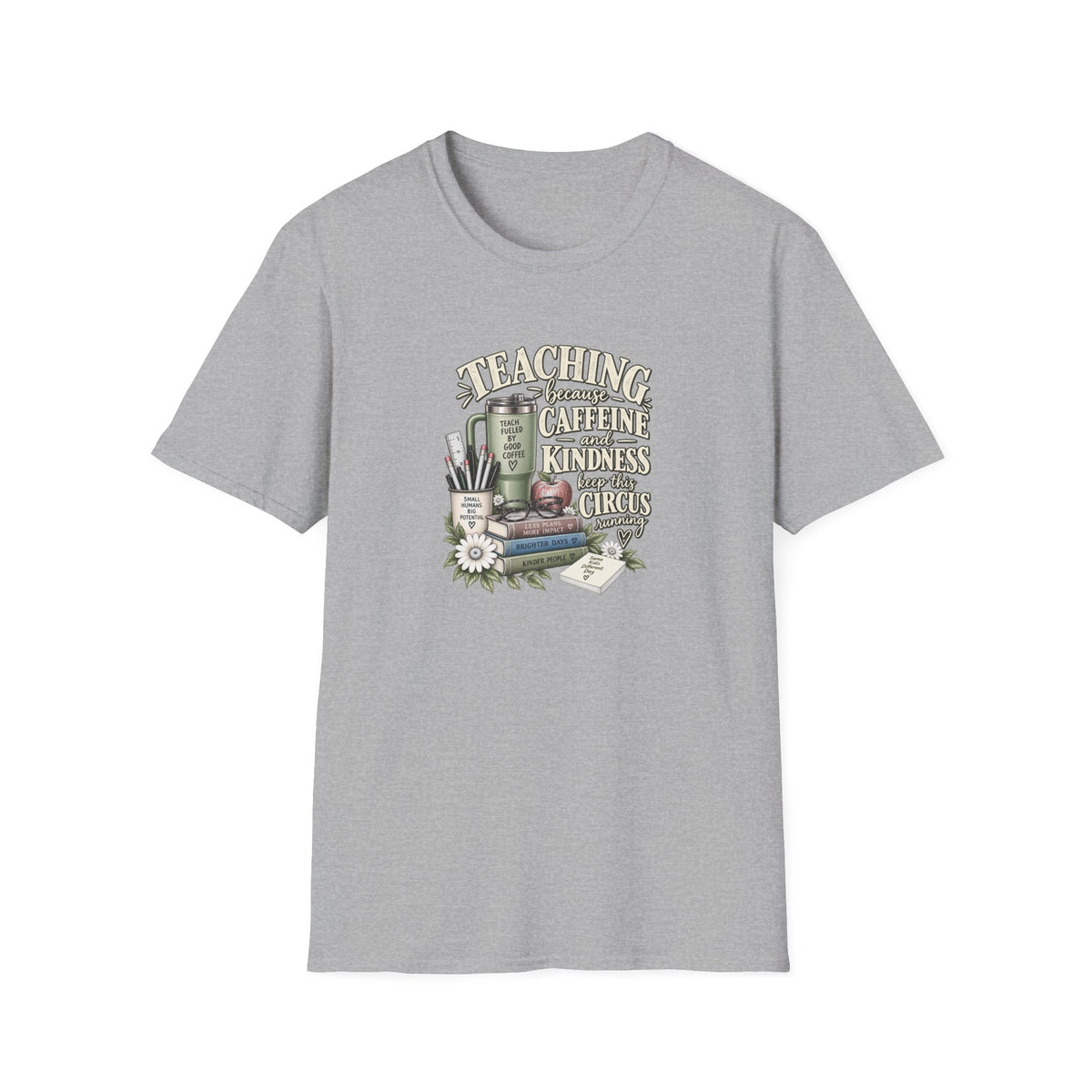 Teacher Caffeine & Kindness T-Shirt