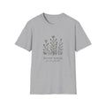 Floral Tee — 'Bloom Where Planted' Minimal Wildflower T-Shirt