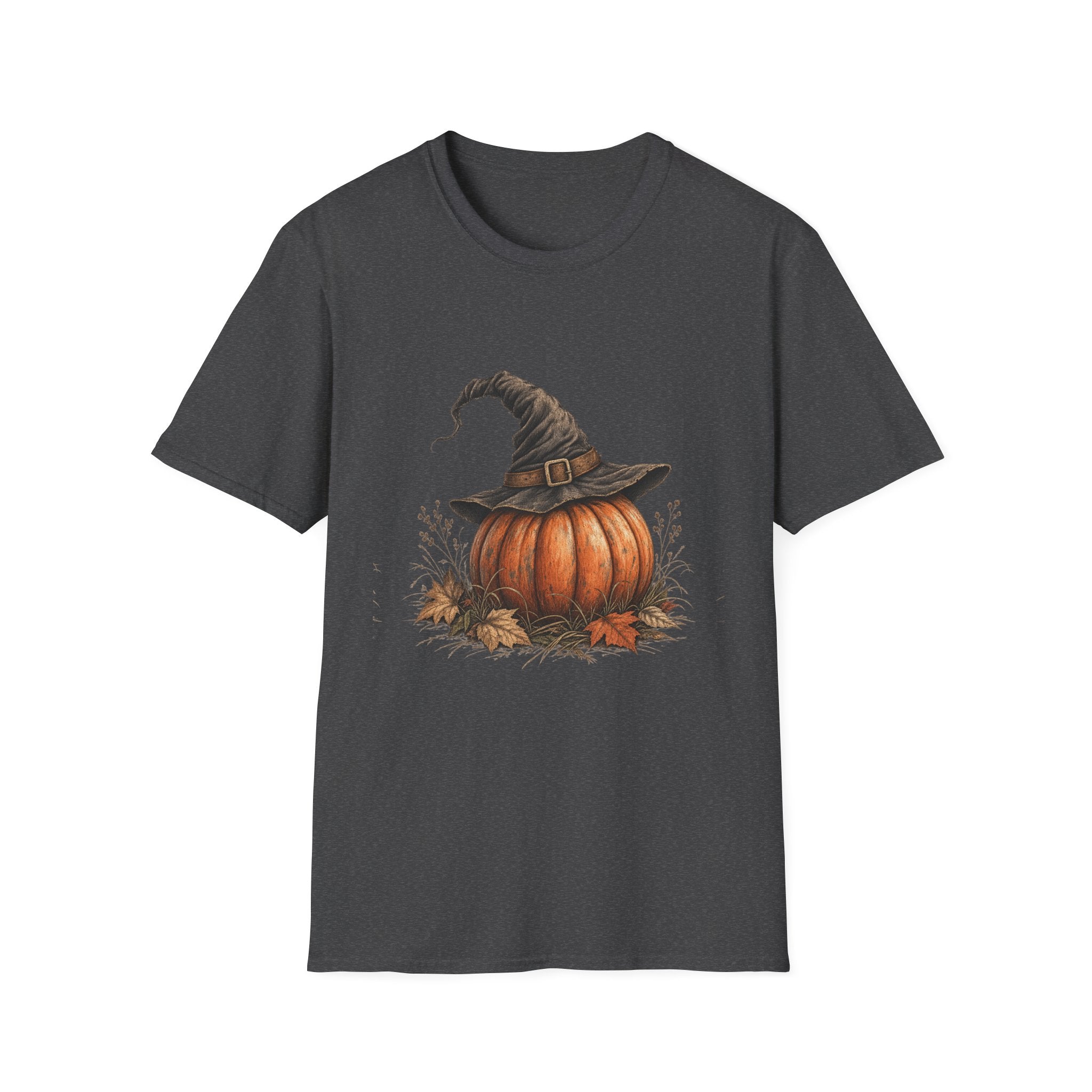 Pumpkin Witch Hat T-Shirt — Cute Fall Halloween Tee