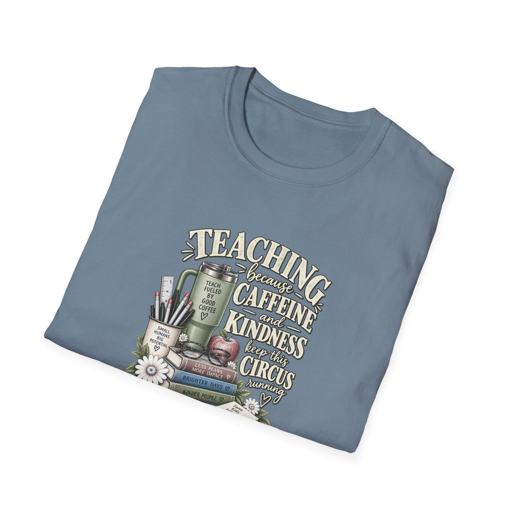 Teacher Caffeine & Kindness T-Shirt