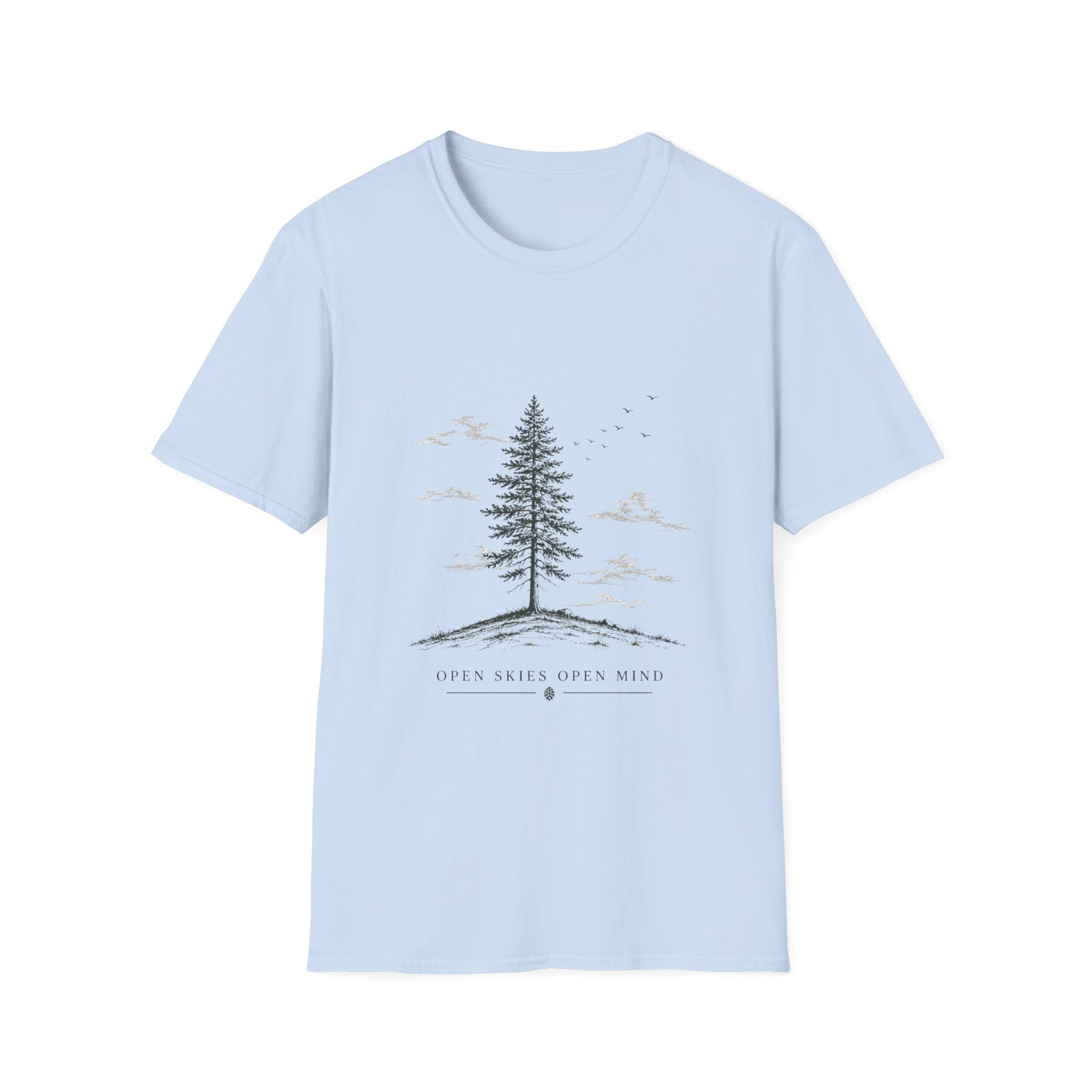 Pine Tree Graphic T-Shirt —  Minimal Nature Tee