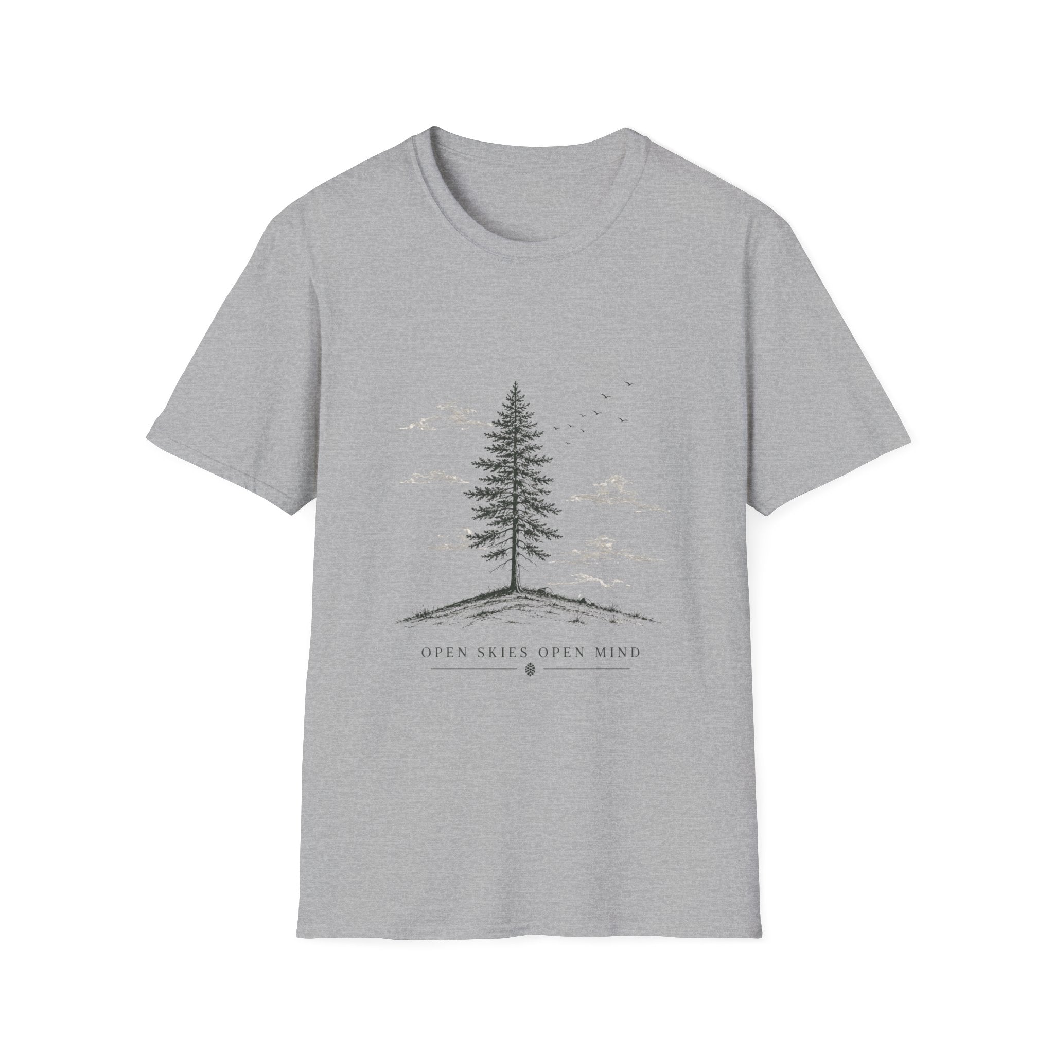 Pine Tree Graphic T-Shirt —  Minimal Nature Tee