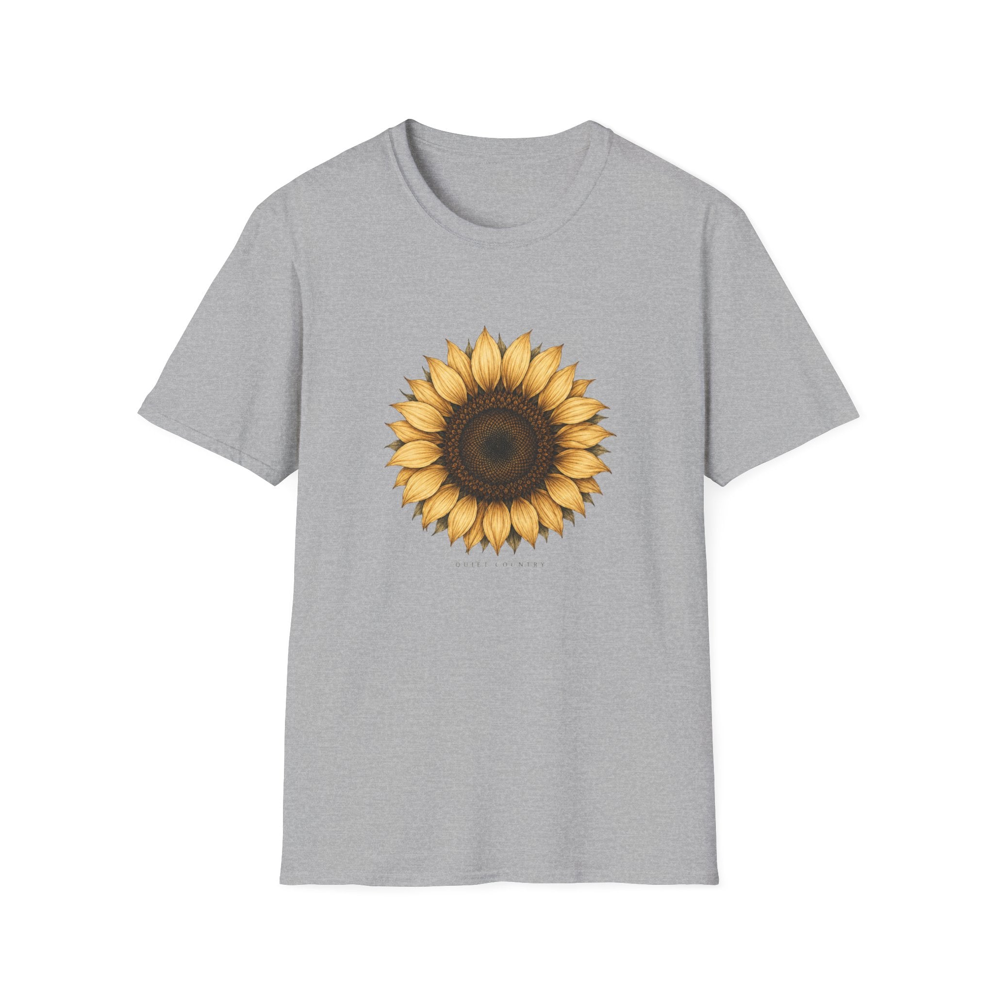 Sunflower Graphic T-Shirt — Vintage Boho Floral Tee
