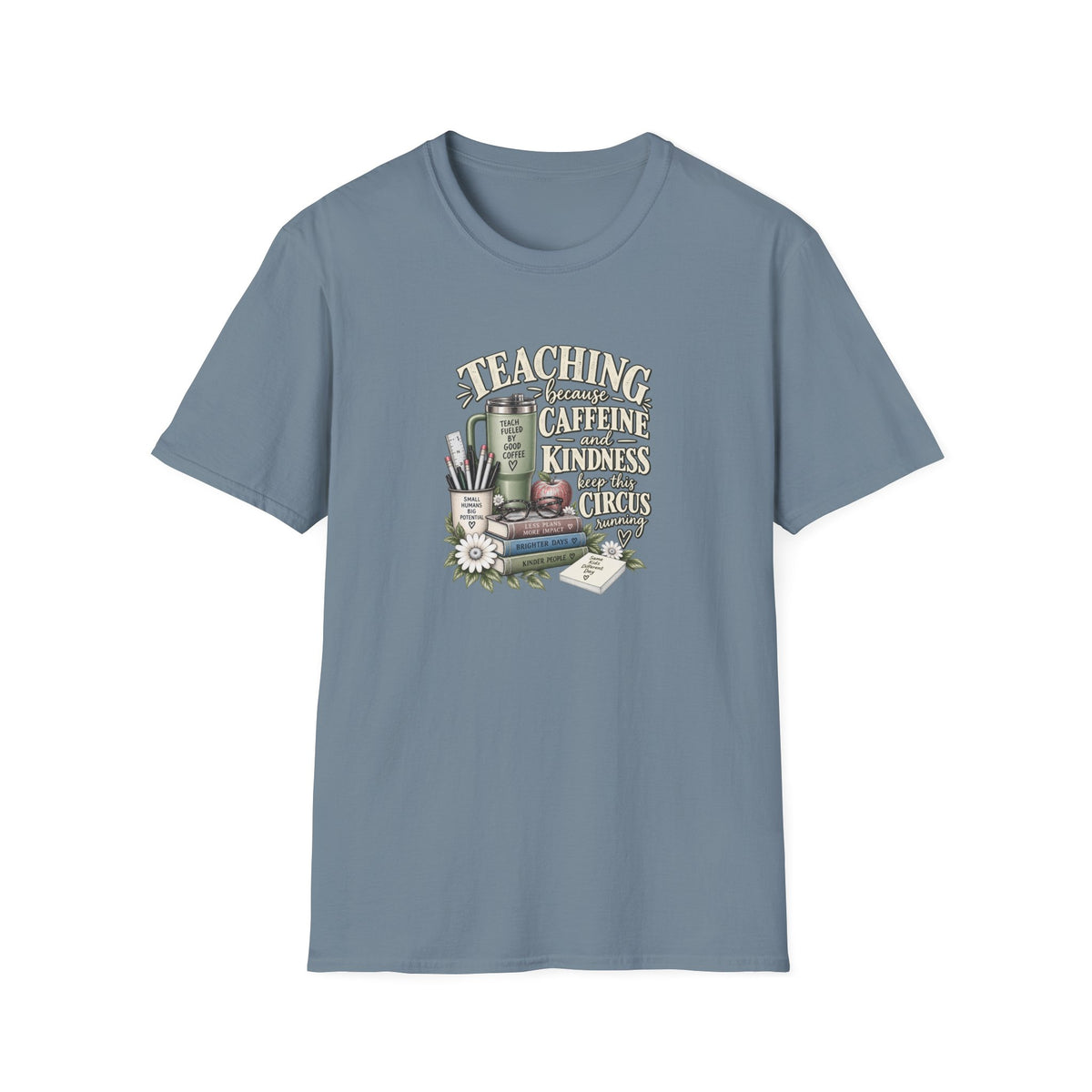Teacher Caffeine & Kindness T-Shirt