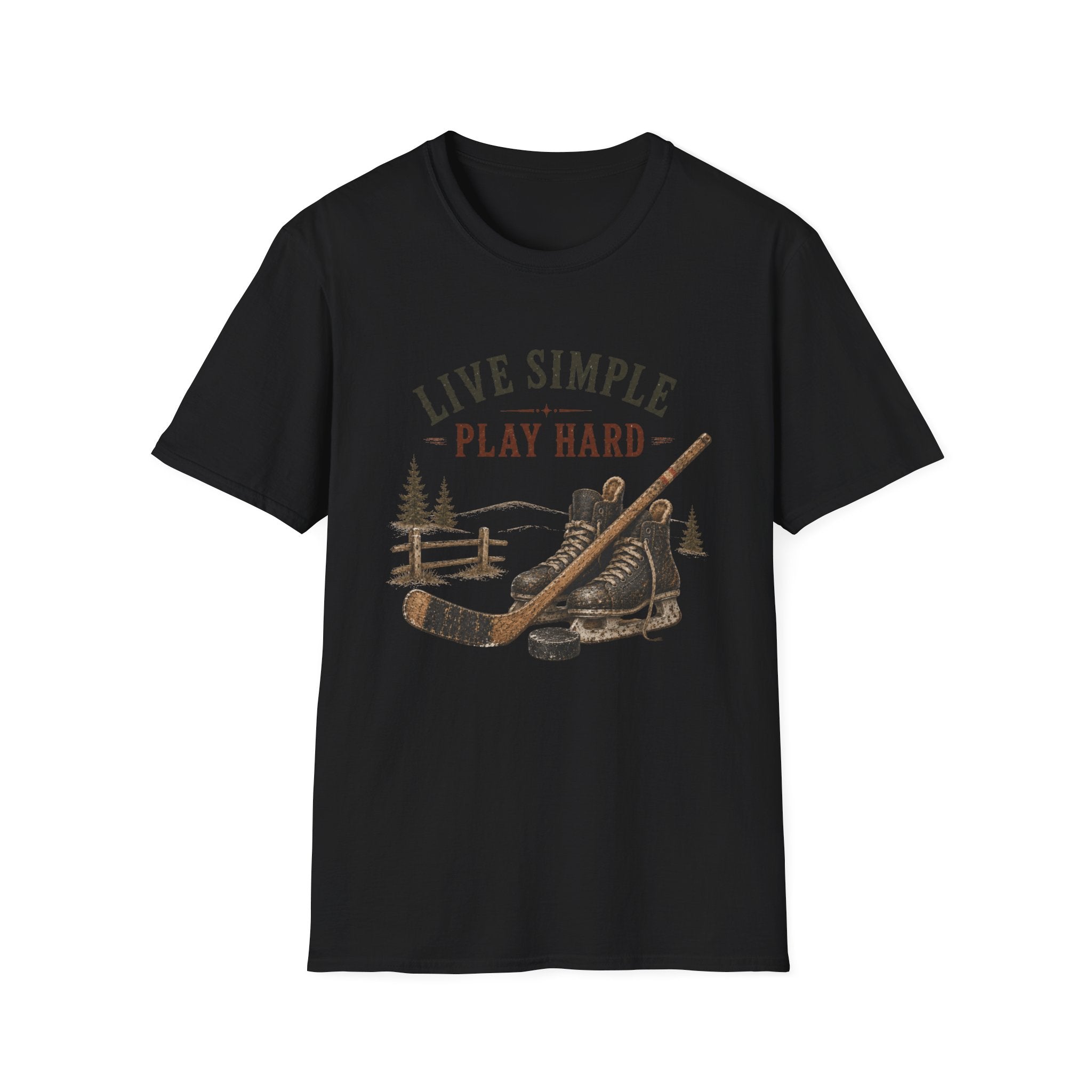 Live Simple Play Hard Hockey T-Shirt