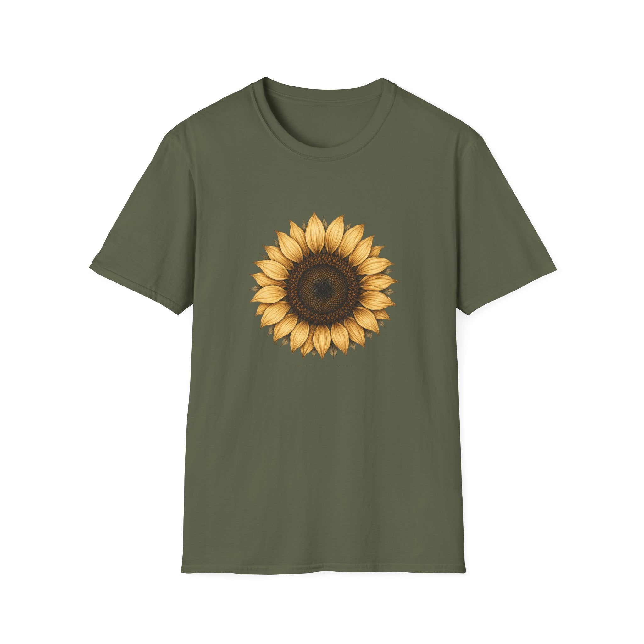 Sunflower Graphic T-Shirt — Vintage Boho Floral Tee