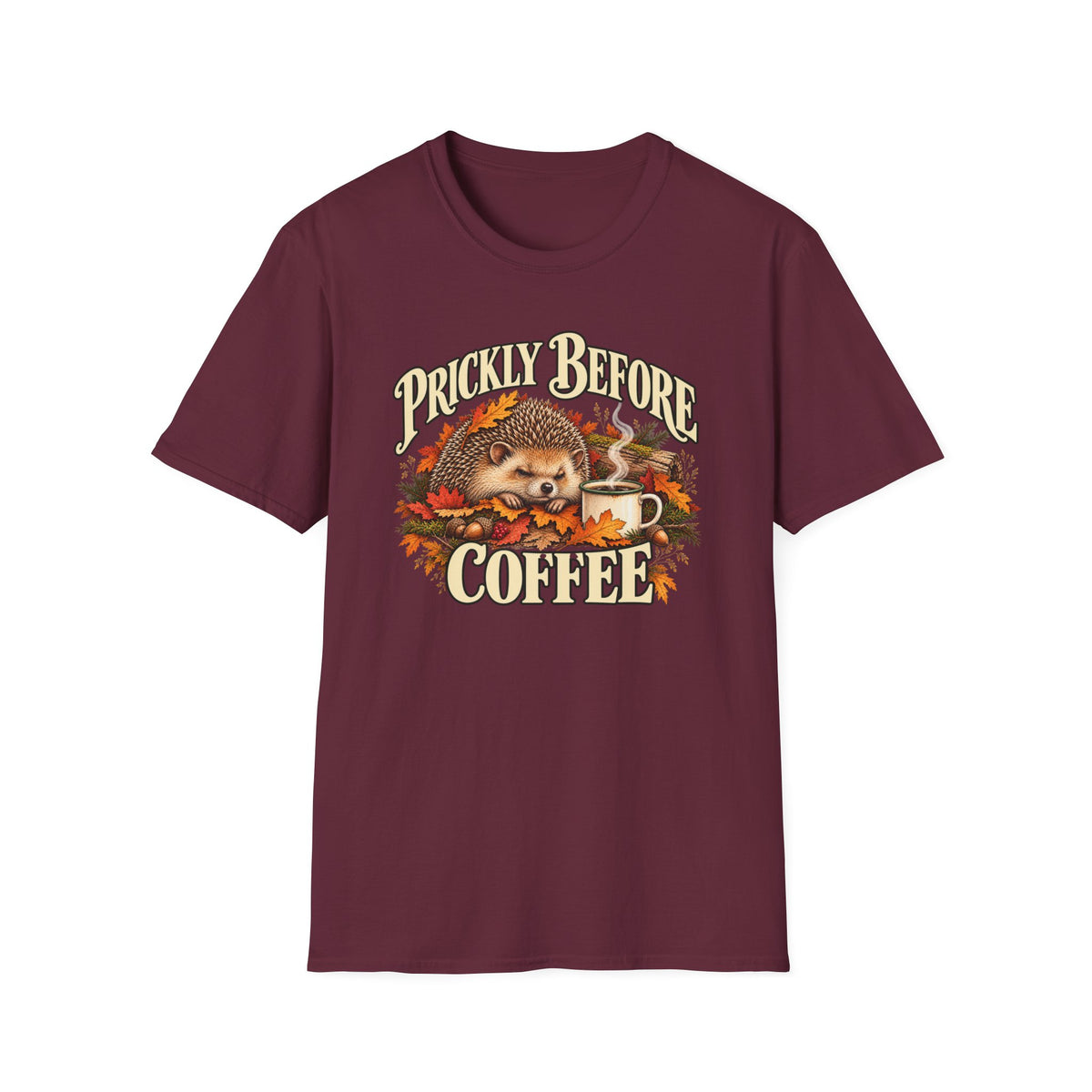 Hedgehog Coffee Lover T-Shirt