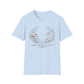 Floral Wreath Tee — "Bloom Where Life Is Planted" Botanical T-Shirt