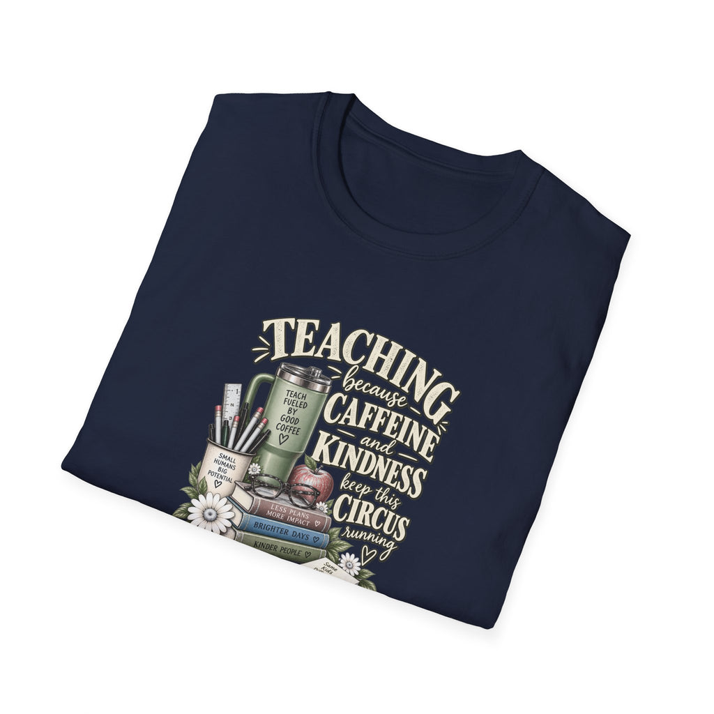 Teacher Caffeine & Kindness T-Shirt