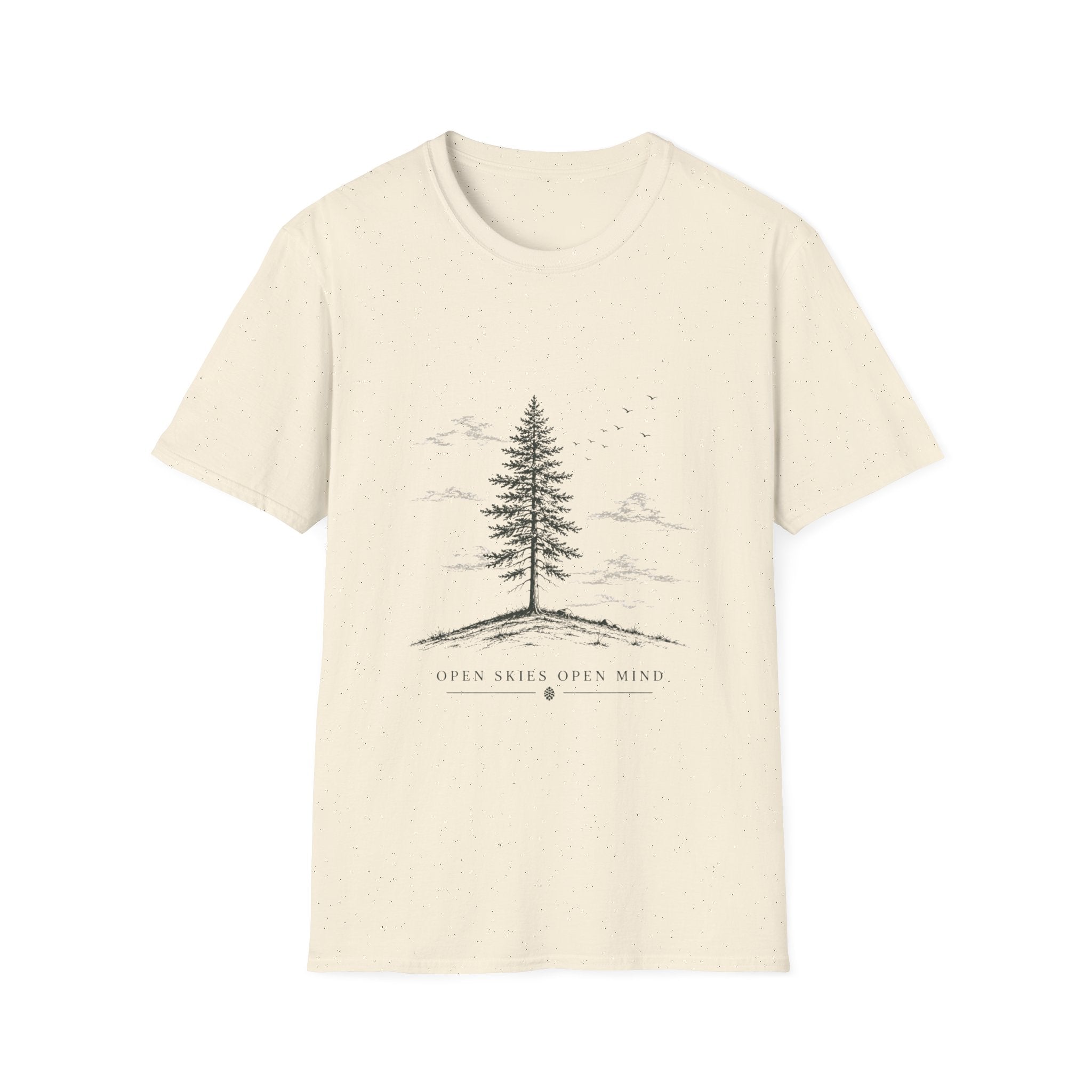 Pine Tree Graphic T-Shirt —  Minimal Nature Tee