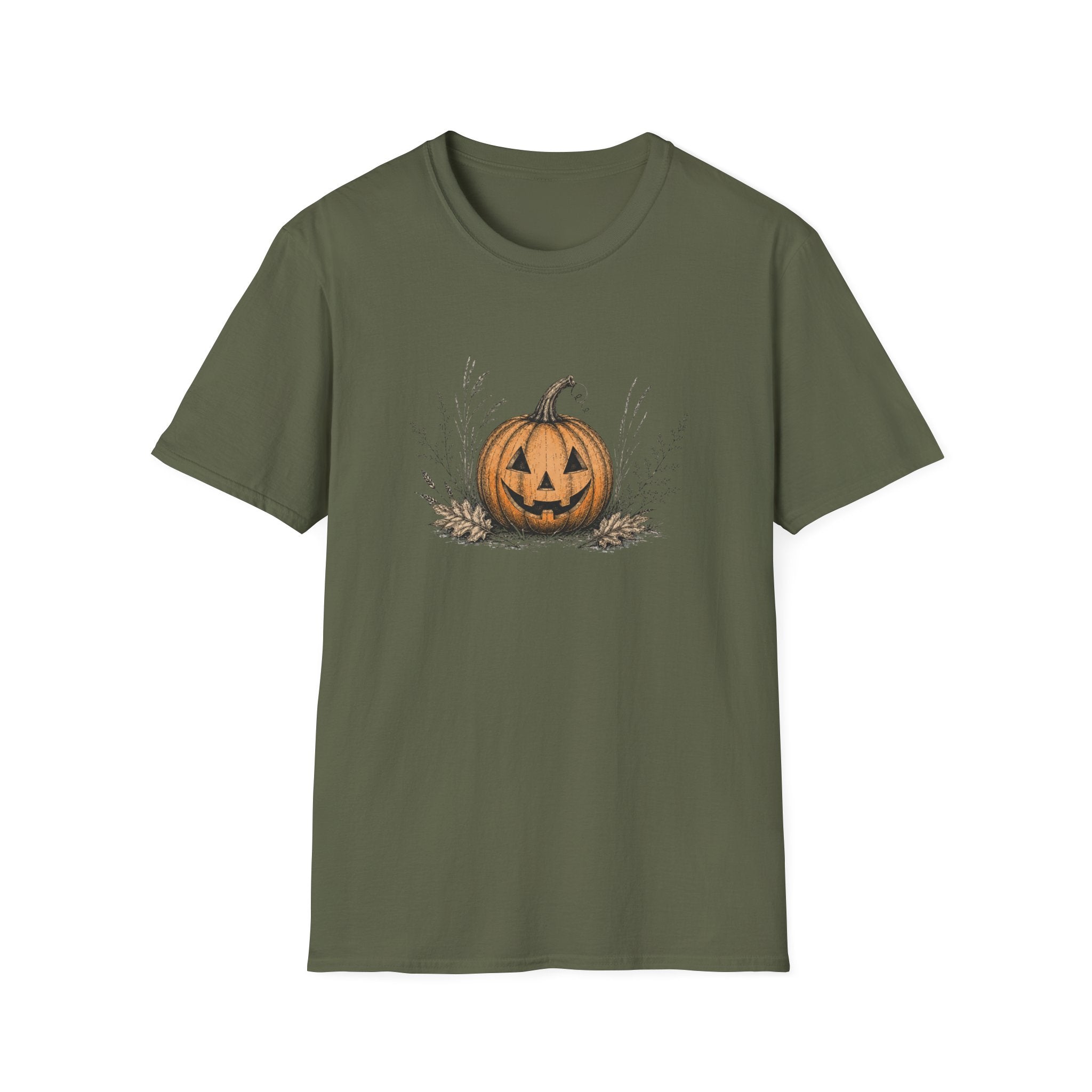 Halloween Jack-O'-Lantern T-Shirt — Cute Pumpkin Fall Tee