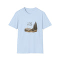 Stay Wild Moose Tee — Nature Graphic T-Shirt with Pines