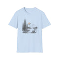 Mountain Sunrise Tee — Scenic Pines & Lake Camping T‑Shirt