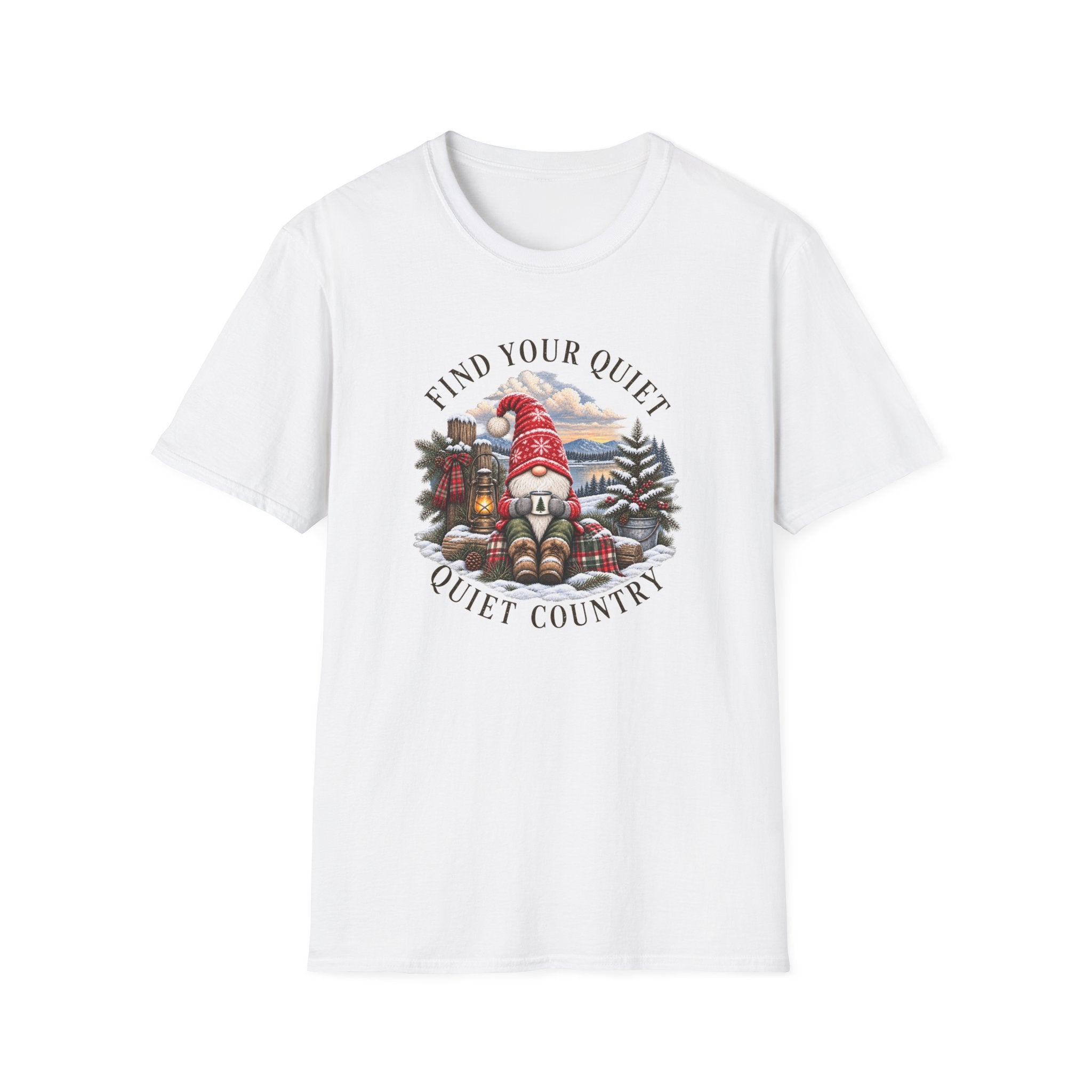Find Your Quiet Gnome Tee — Cozy Cottagecore Gnome Shirt