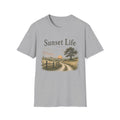 Sunset Life T-Shirt — Rustic Sunset Landscape Tee for Relaxed Outdoor Vibes