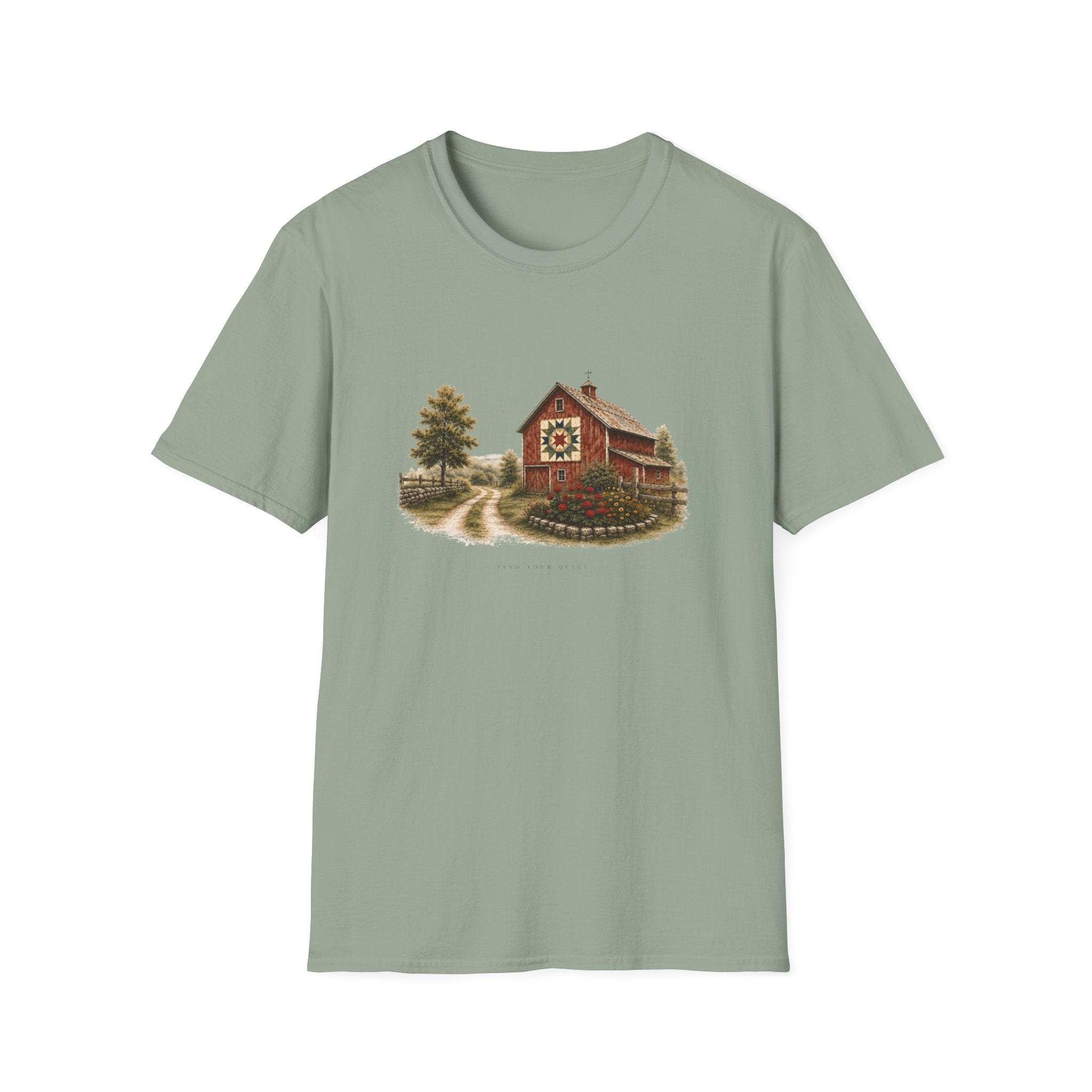 Barn Quilt T-Shirt — Rustic Country Farmhouse Tee