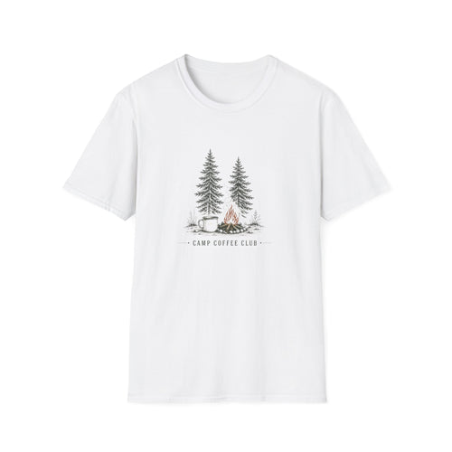 Camp Coffee Club T-Shirt — Camping Coffee Graphic Tee