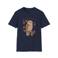 Owl Graphic T-Shirt — "Unto The Quiet" Autumn Nature Tee