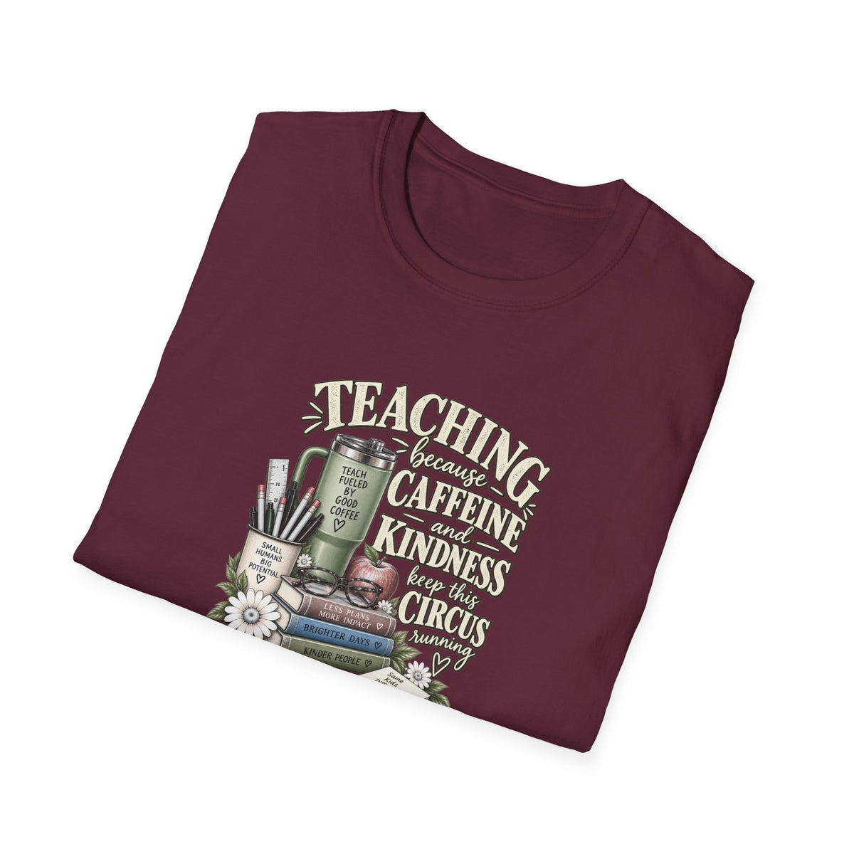 Teacher Caffeine & Kindness T-Shirt
