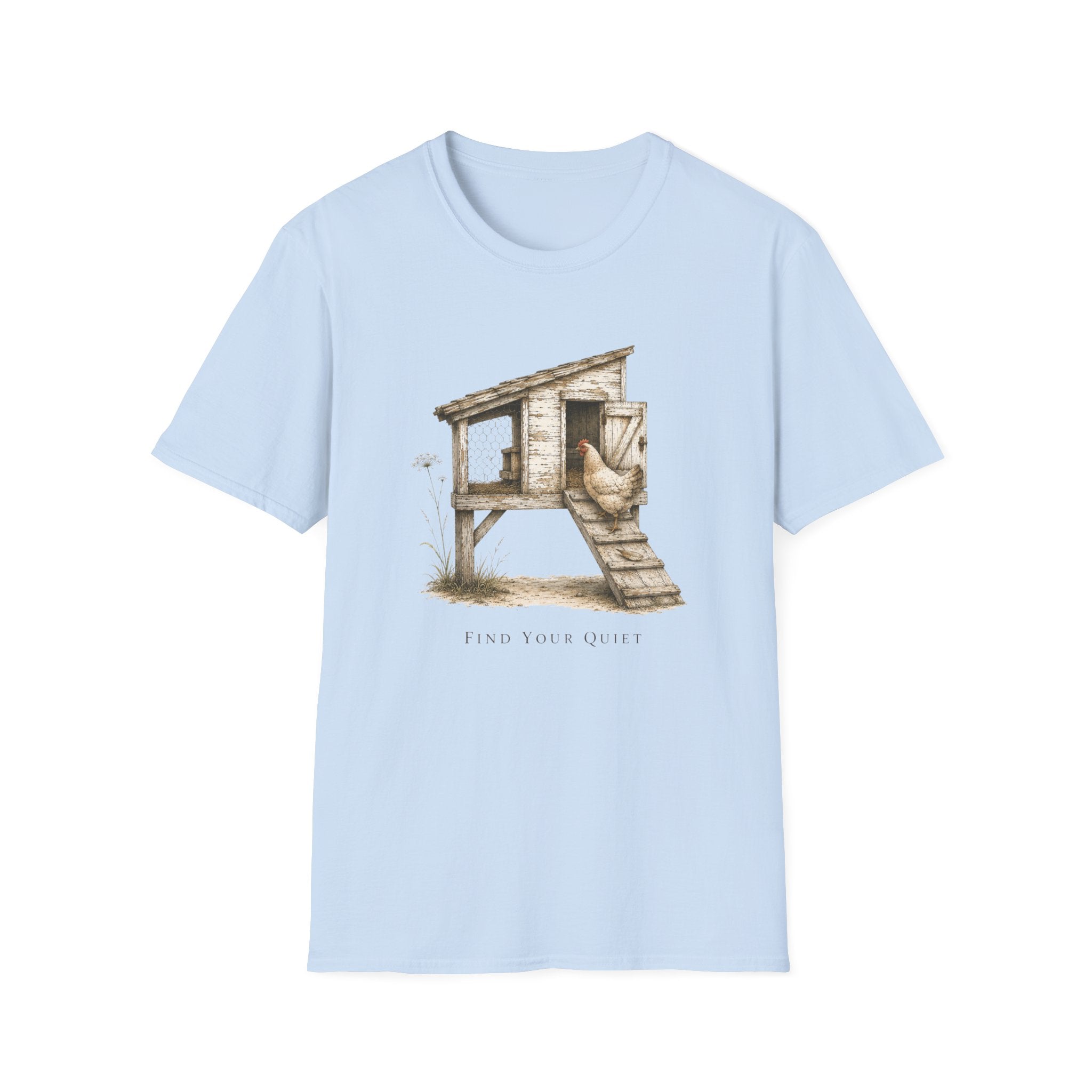 Chicken Coop T-Shirt — Rustic Farmhouse Hen Design