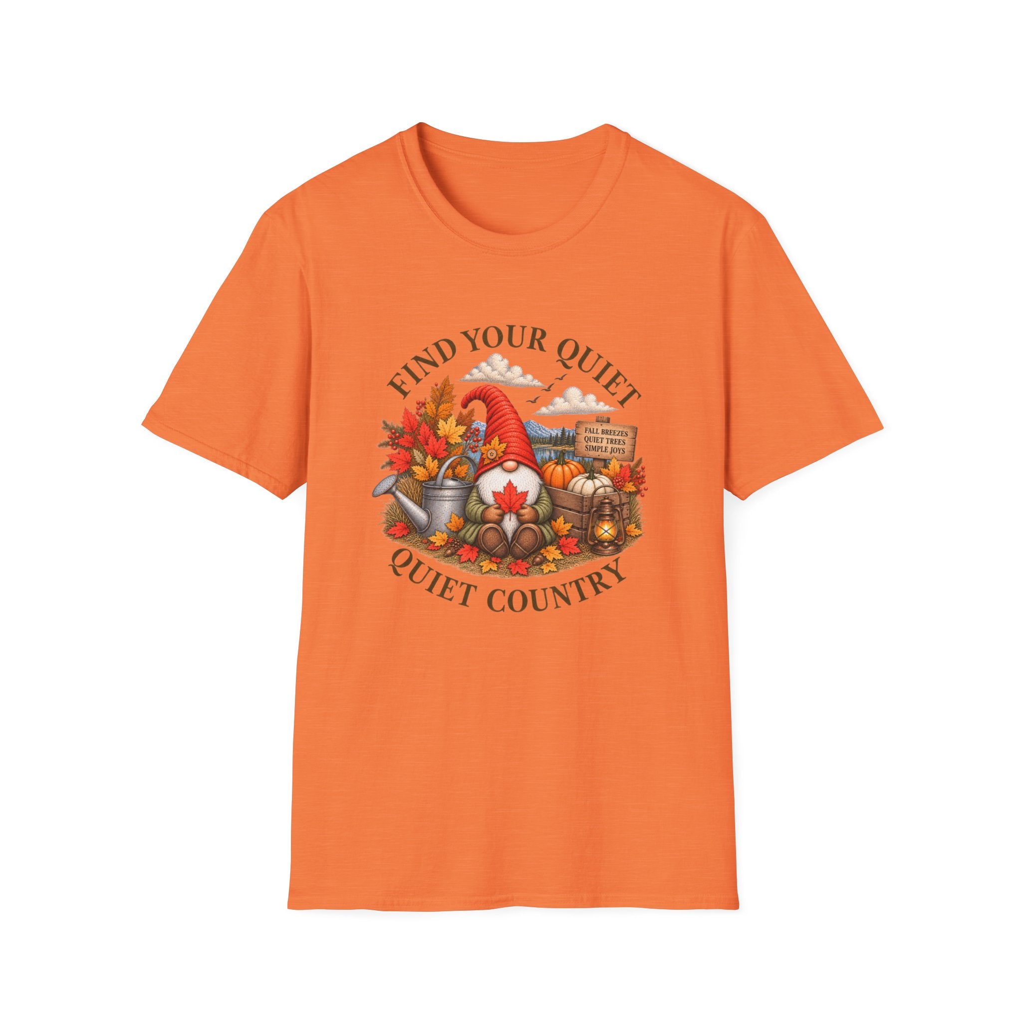 Find Your Quiet Autumn Gnome Tee