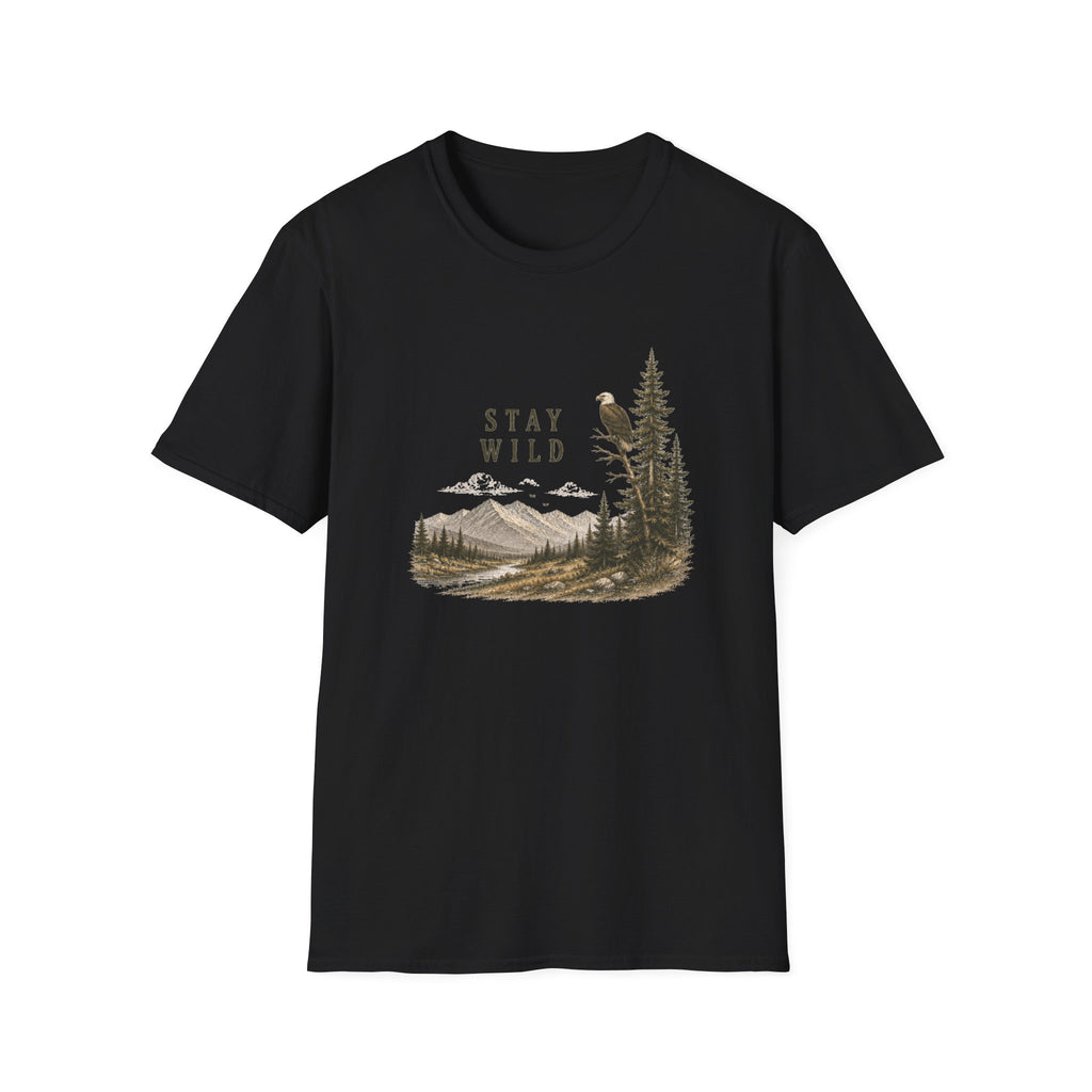 Stay Wild Nature T-Shirt — Eagle & Mountain Outdoor Graphic Tee