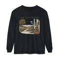Life Is Better Here Porch Scene Guitar Long Sleeve Tee