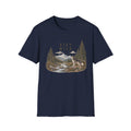 Stay Wild Mountain Wolf T-Shirt — Nature Graphic Tee for Outdoor Lovers
